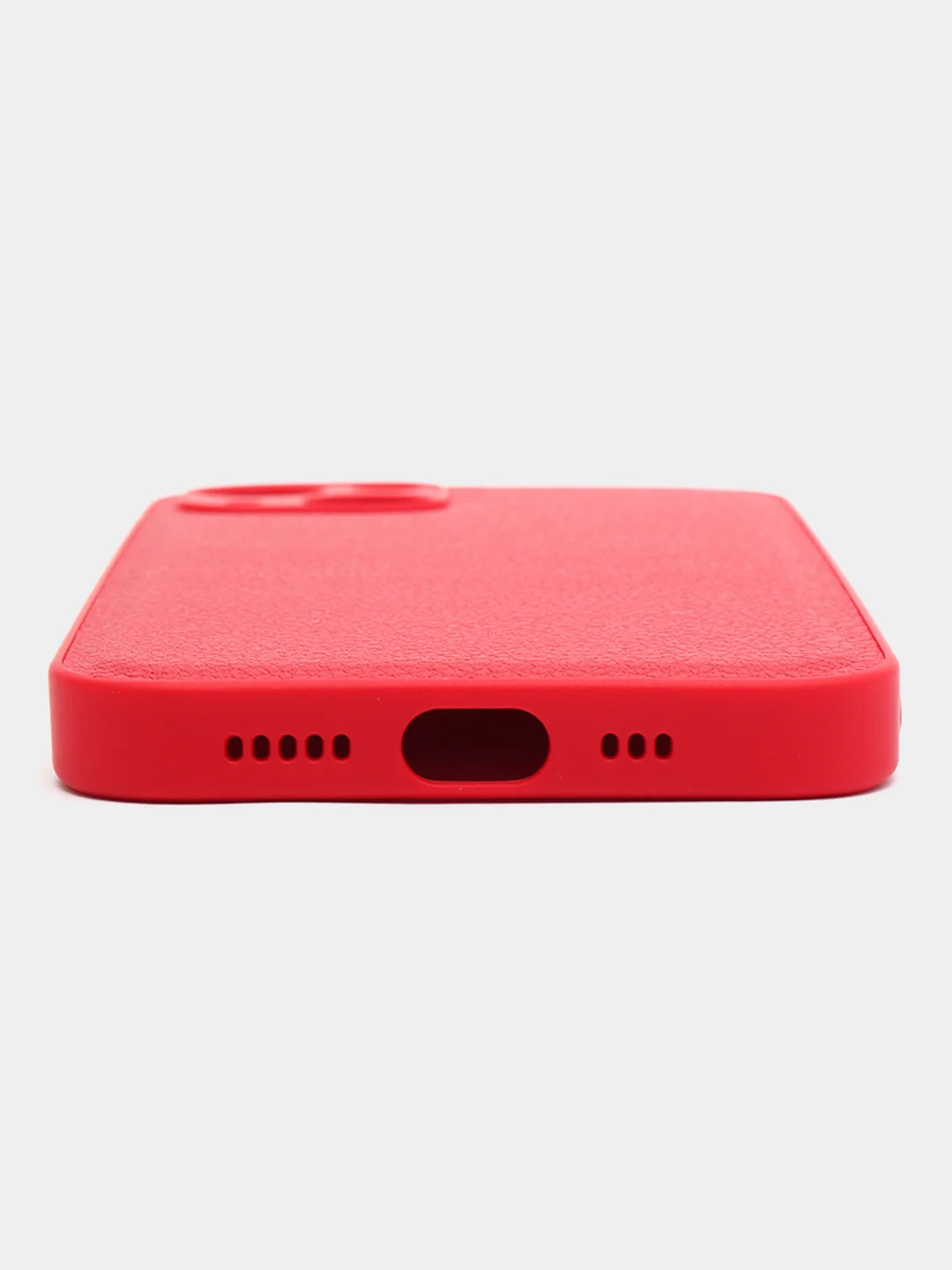 Красный кожаный чехол на айфон iPhone 11 Pro Max, 12 Pro, 12 Pro Max