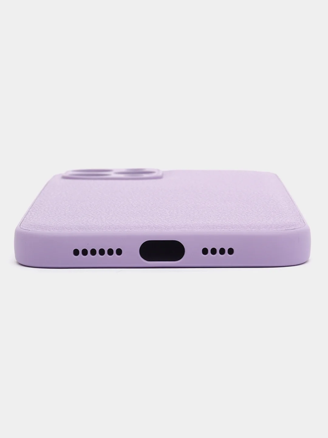 Лавандовый кожаный чехол на айфон iPhone 11 Pro Max, 12 Pro, 12 Pro Max