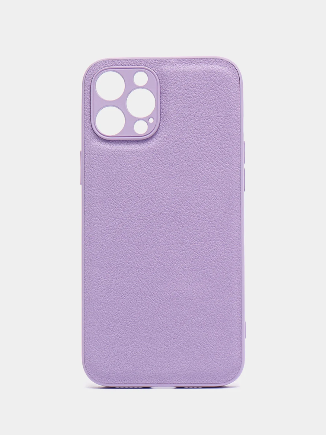 Лавандовый кожаный чехол на айфон iPhone 11 Pro Max, 12 Pro, 12 Pro Max