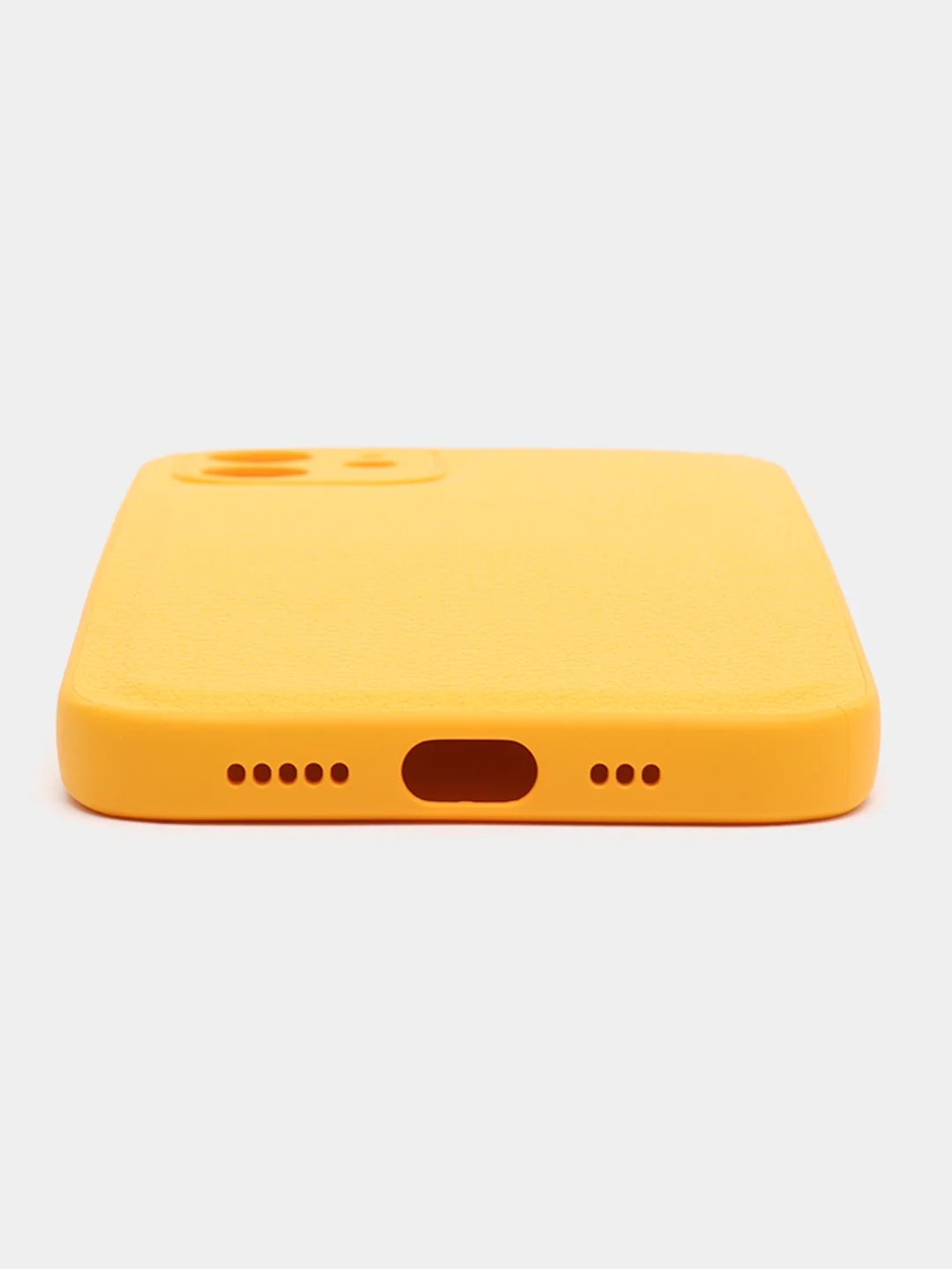 Желтый кожаный чехол на айфон iPhone 11 Pro Max, 12 Pro, 12 Pro Max