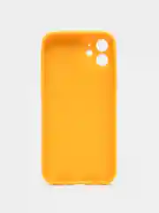 Желтый кожаный чехол на айфон iPhone 11 Pro Max, 12 Pro, 12 Pro Max