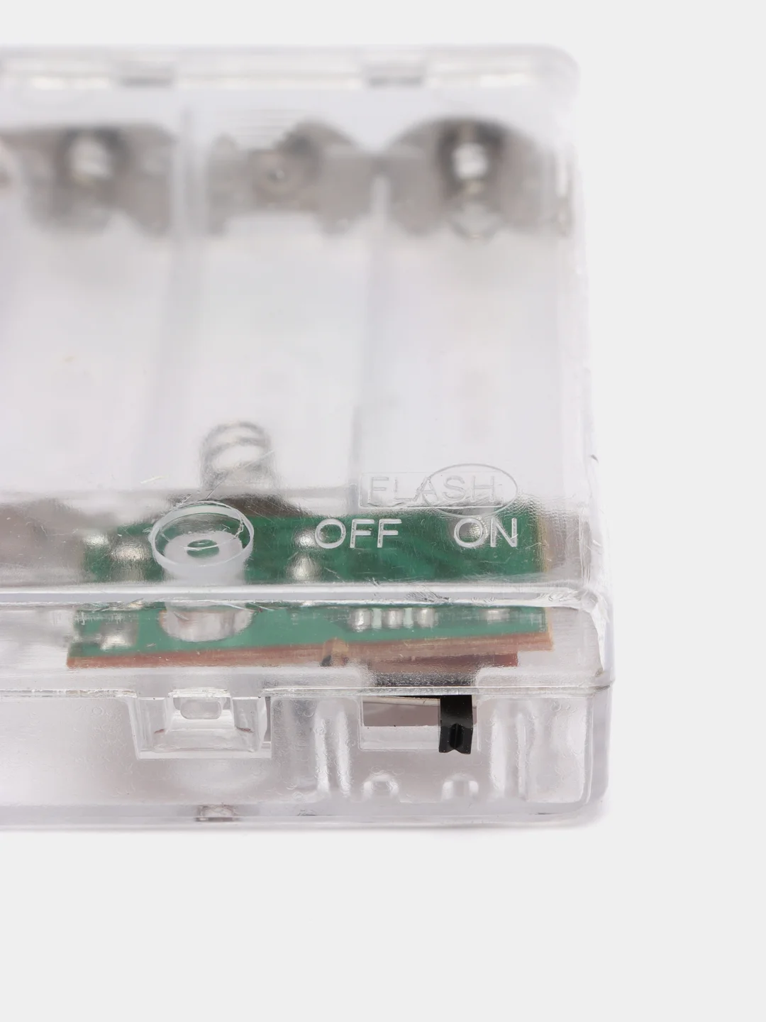 Гирлянда прозрачная нить, 2 м, IP20, 20 LED, свечение мульти, 2 режима, AAх3