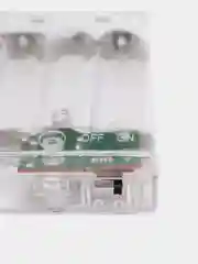 Гирлянда прозрачная нить, 2 м, IP20, 20 LED, свечение мульти, 2 режима, AAх3