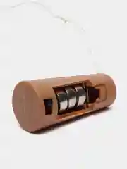 Гирлянда-нить "Роса", с пробкой, IP20, серебристая нить, 10 LED, 1 м