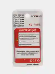 Светодиодная автомобильная лампа c цоколем T4W BA9S, 2 лампы в комплекте