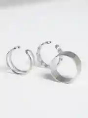Серебряный набор колец, 3, 10 штук