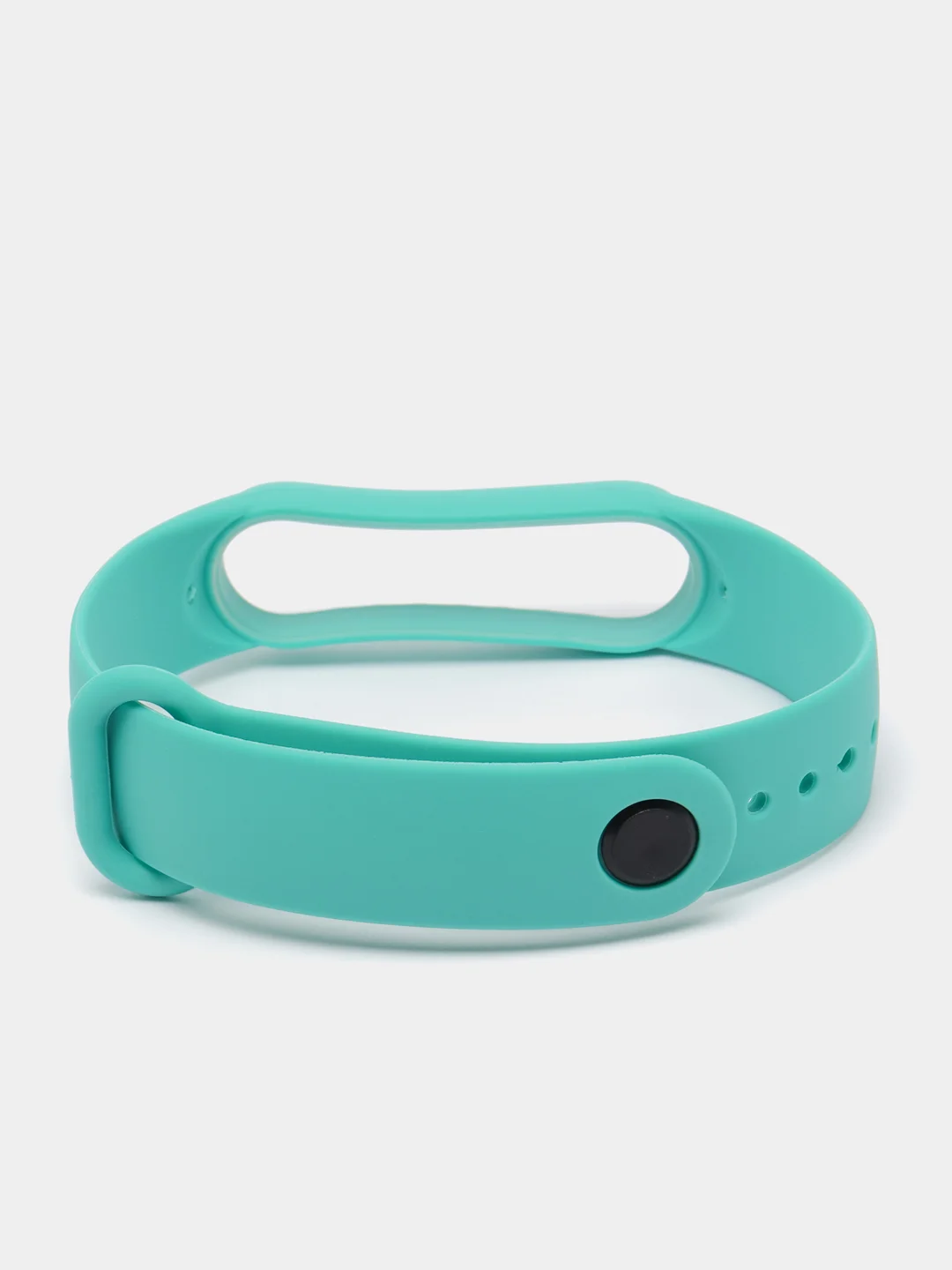 Лазурный силиконовый ремешок для фитнес-браслета Xiaomi Mi Band 5 (Ми Бэнд 5)/Mi Band 6 (Ми Бэнд 6)