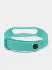 Лазурный силиконовый ремешок для фитнес-браслета Xiaomi Mi Band 5 (Ми Бэнд 5)/Mi Band 6 (Ми Бэнд 6)