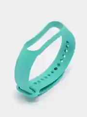Лазурный силиконовый ремешок для фитнес-браслета Xiaomi Mi Band 5 (Ми Бэнд 5)/Mi Band 6 (Ми Бэнд 6)