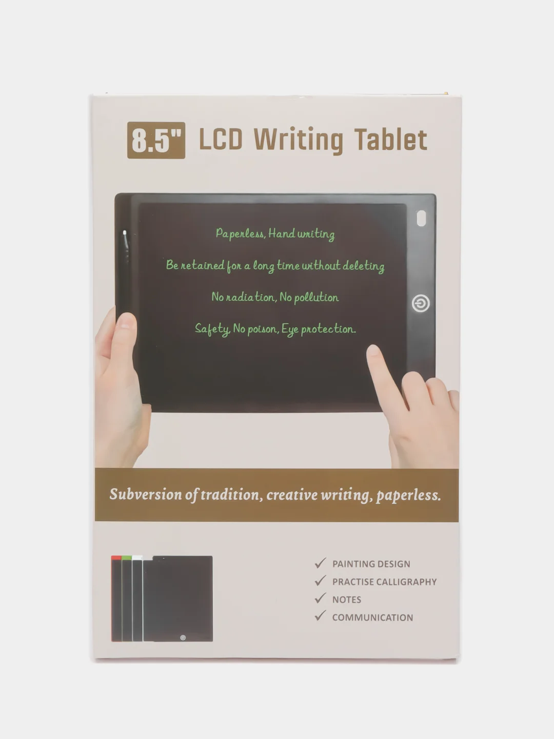 Голубой планшет для рисования, LED, цветной