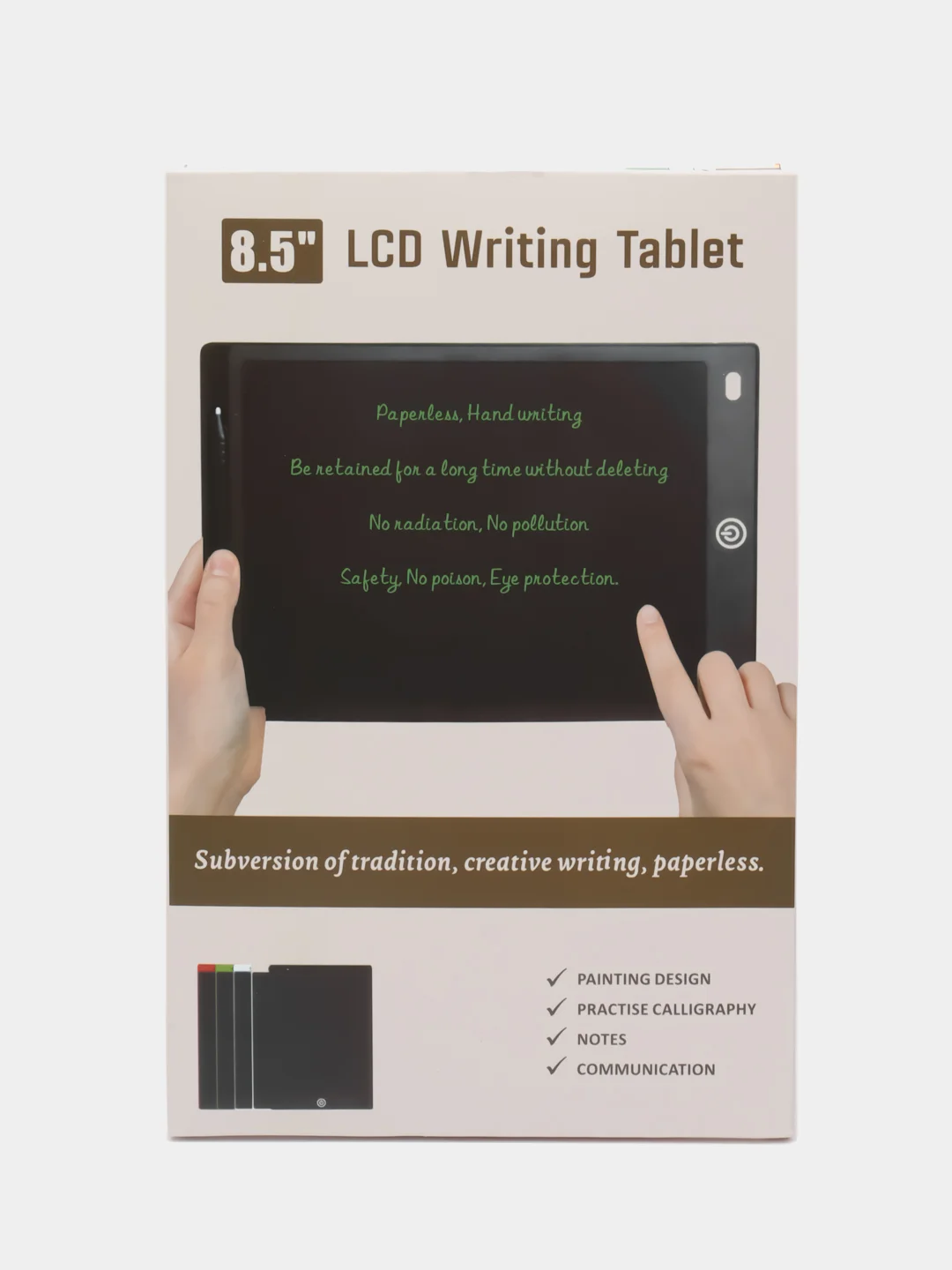 Розовый планшет для рисования, LED, цветной