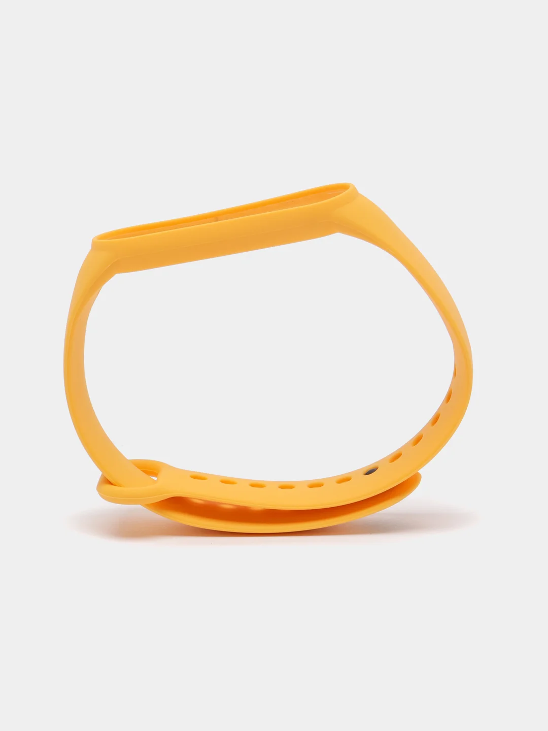 Горчичный силиконовый ремешок для фитнес-браслета Xiaomi Mi Band 5 (Ми Бэнд 5)/Mi Band 6 (Ми Бэнд 6)