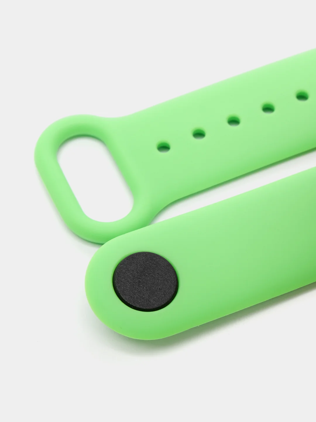 Лайм силиконовый ремешок для фитнес-браслета Xiaomi Mi Band 5 (Ми Бэнд 5)/Mi Band 6 (Ми Бэнд 6)