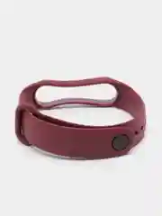 Багровый силиконовый ремешок для фитнес-браслета Xiaomi Mi Band 5 (Ми Бэнд 5)/Mi Band 6 (Ми Бэнд 6)
