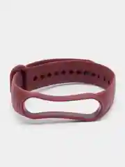 Багровый силиконовый ремешок для фитнес-браслета Xiaomi Mi Band 5 (Ми Бэнд 5)/Mi Band 6 (Ми Бэнд 6)
