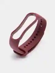 Багровый силиконовый ремешок для фитнес-браслета Xiaomi Mi Band 5 (Ми Бэнд 5)/Mi Band 6 (Ми Бэнд 6)