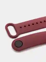 Багровый силиконовый ремешок для фитнес-браслета Xiaomi Mi Band 5 (Ми Бэнд 5)/Mi Band 6 (Ми Бэнд 6)