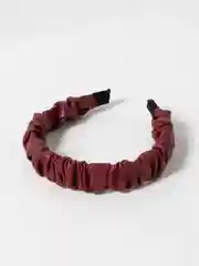 Коралловый меланж ободок для волос из экокожи