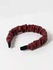Коралловый меланж ободок для волос из экокожи