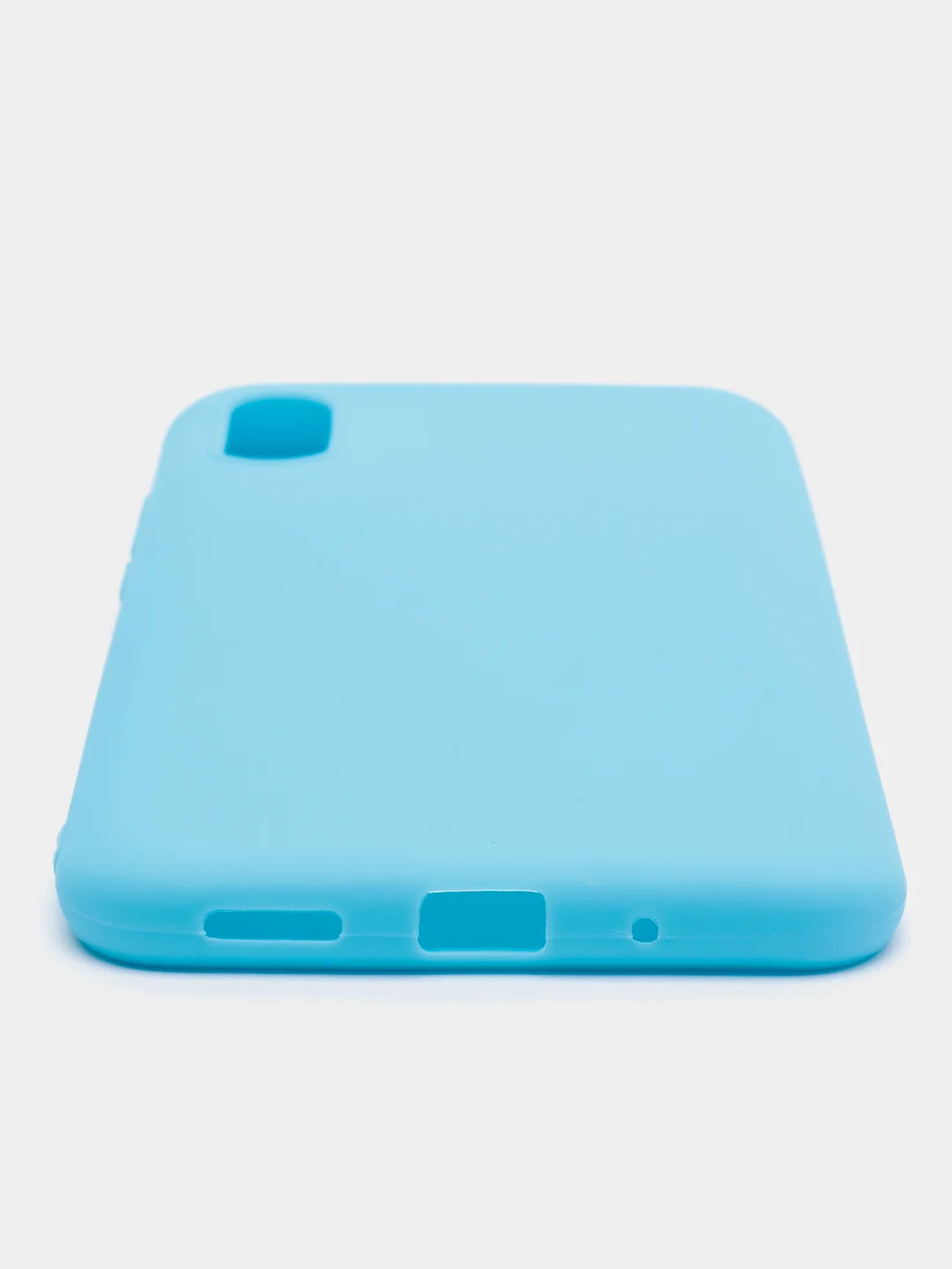 Лазурный силиконовый чехол для Xiaomi Redmi 9A (Сяоми Редми 9А), прозрачный