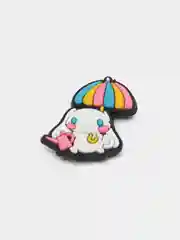 Бежевый джиббитсы для украшения обуви сабо/крокс Джибитс "Hello kitty"