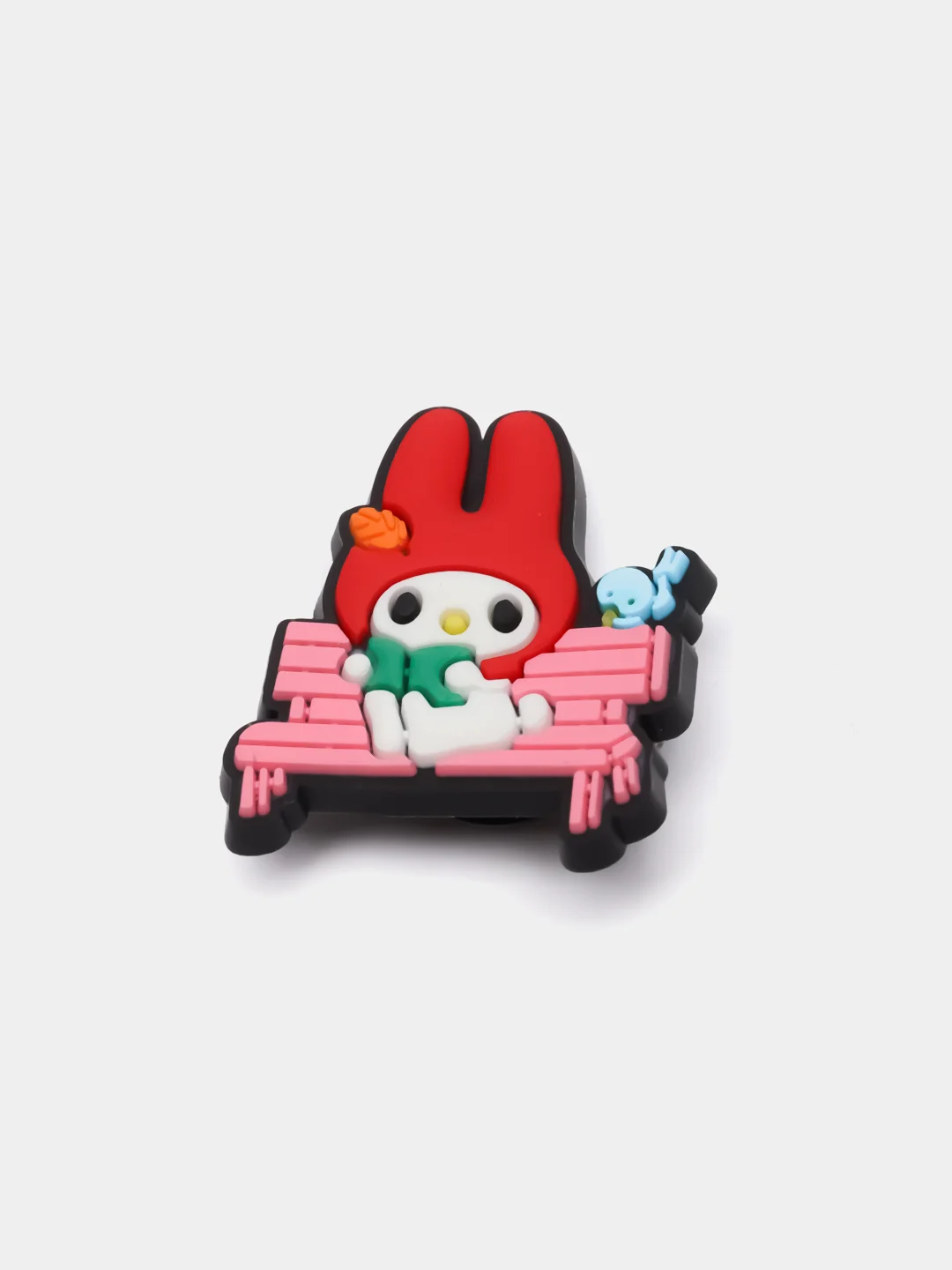 Белый джиббитсы для украшения обуви сабо/крокс Джибитс "Hello kitty"