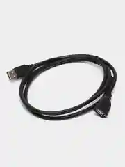 Черный кабель-удлинитель USB 2.0, с фильтром