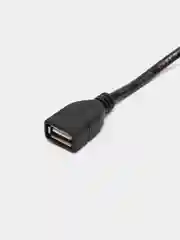 Черный кабель-удлинитель USB 2.0, с фильтром