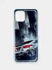Хром чехол Samsung Galaxy A03, Самсунг Галакси А03 силиконовый с рисунком