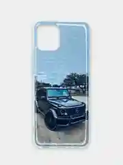 Небесно-голубой чехол Samsung Galaxy A03, Самсунг Галакси А03 силиконовый с рисунком