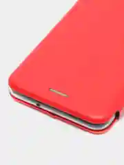 Алый чехол книжка Samsung Galaxy A13 4G, Самсунг Галакси А13 4G