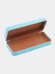 Лазурный футляр для очков, ПВХ, 16 х 6 см