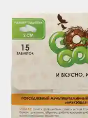 Прозрачный фруктовый Мультивитаминный комплекс для птиц и грызунов