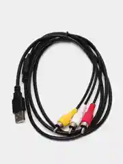 Кабель USB на 3RCA (Тюльпан)