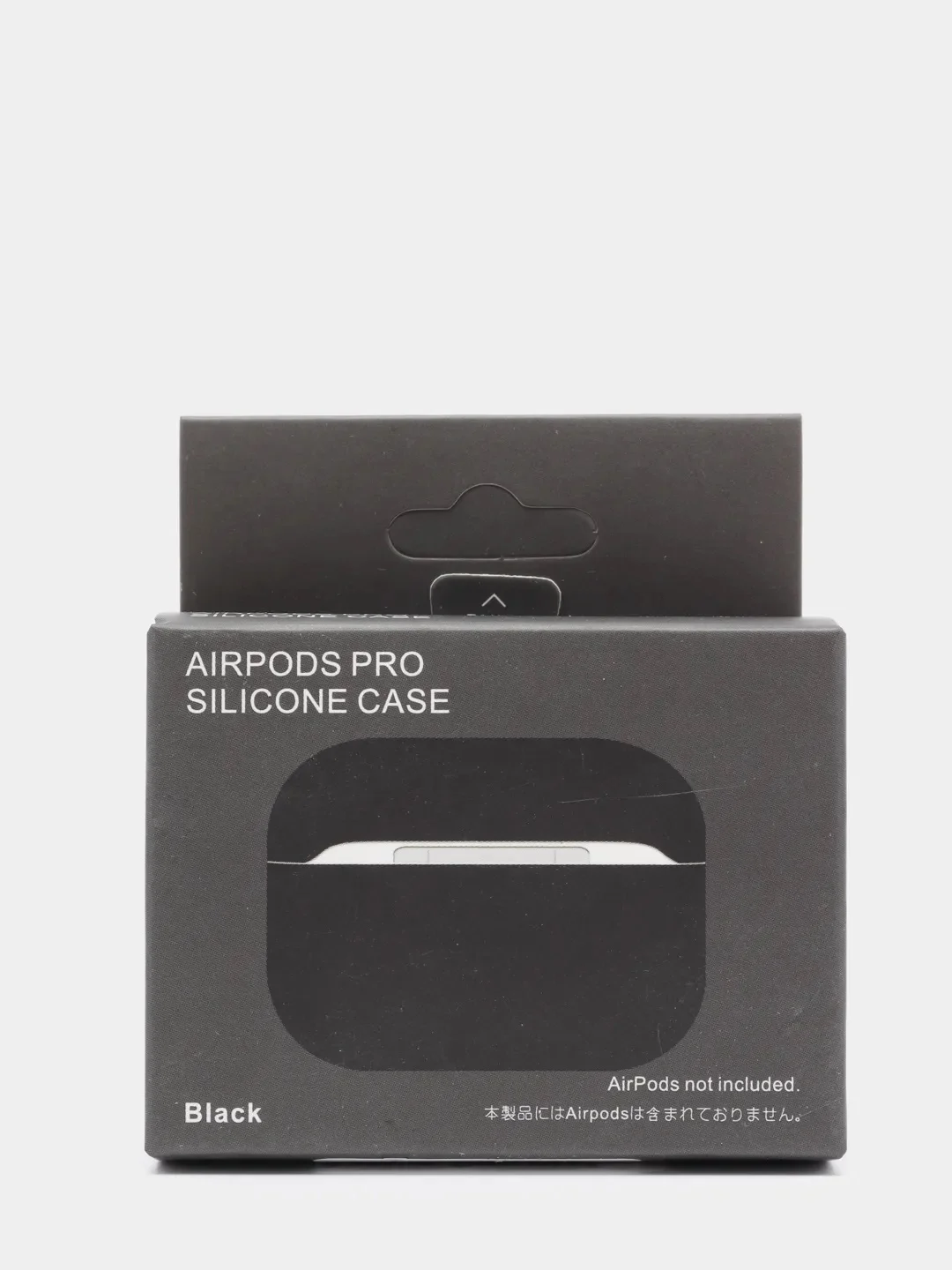 Черный силиконовый чехол для наушников AirPods Pro