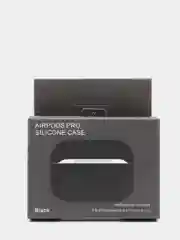 Черный силиконовый чехол для наушников AirPods Pro