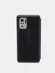 Черный чехол-книжка для Xiaomi Redmi Note 10, Note 10S, разные цвета