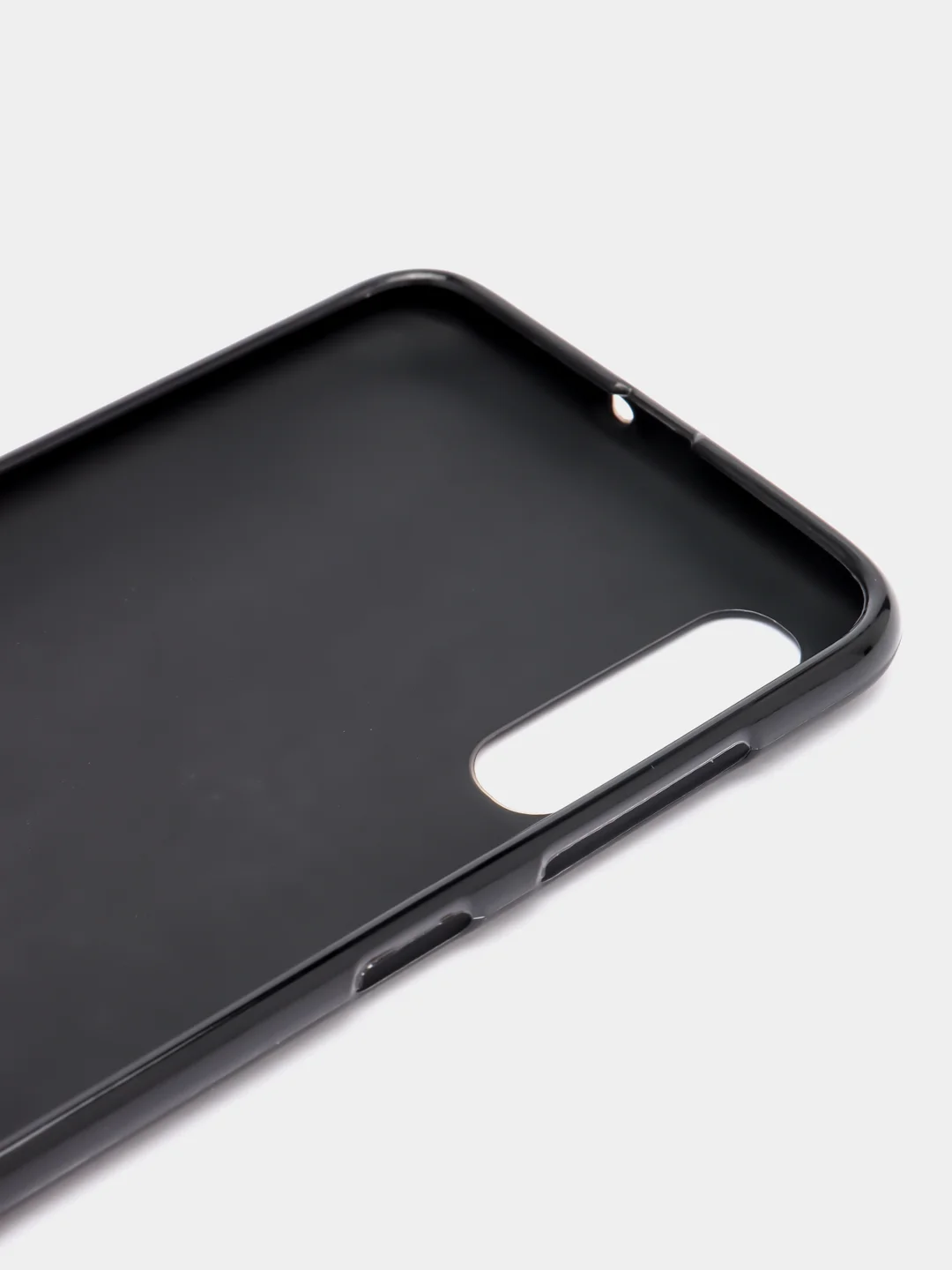 Чехол для Samsung A50, A30S черный, силиконовый