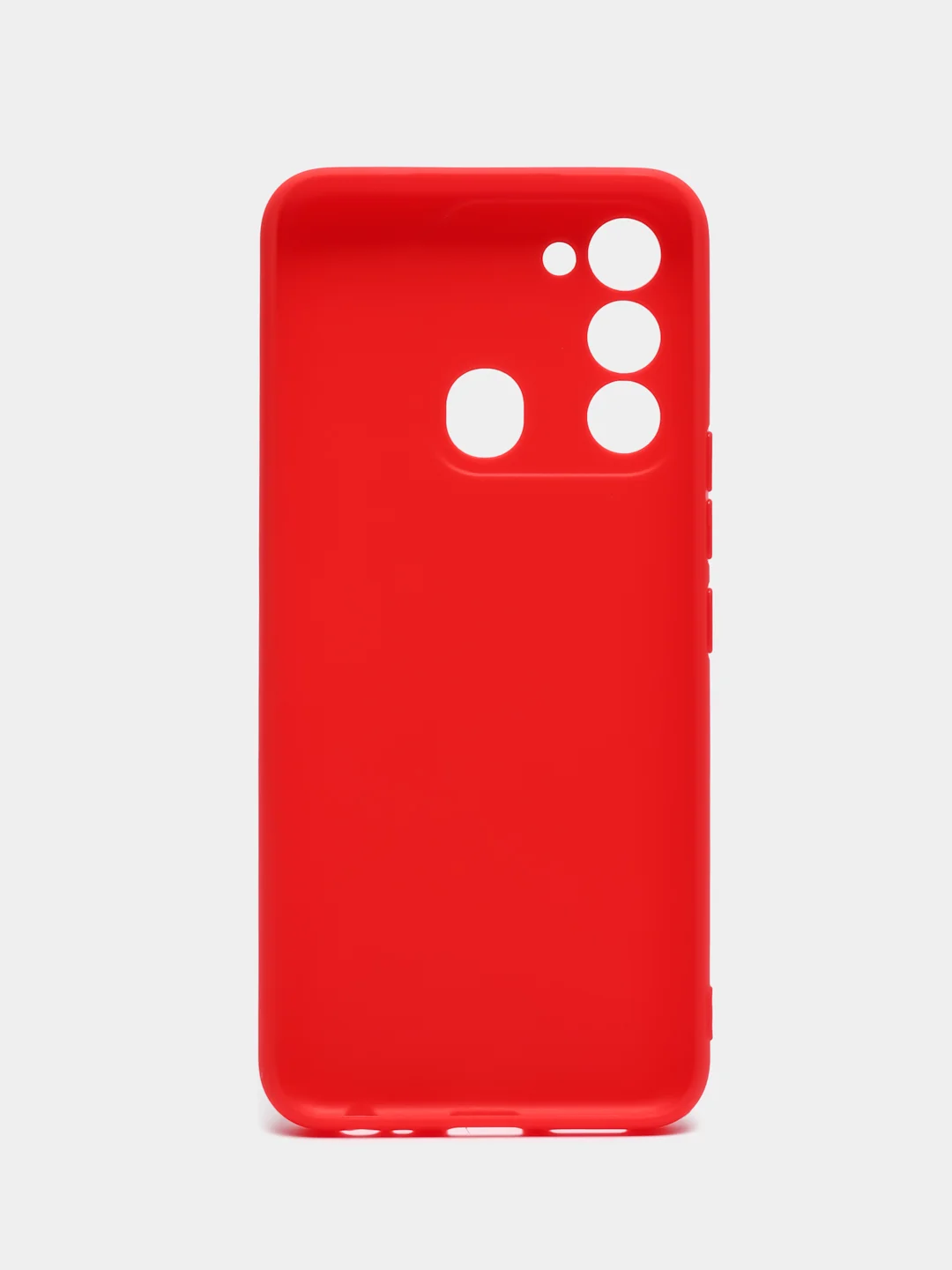 Красный чехол Silicon Case для Tecno Spark GO 2022 / Spark 8C