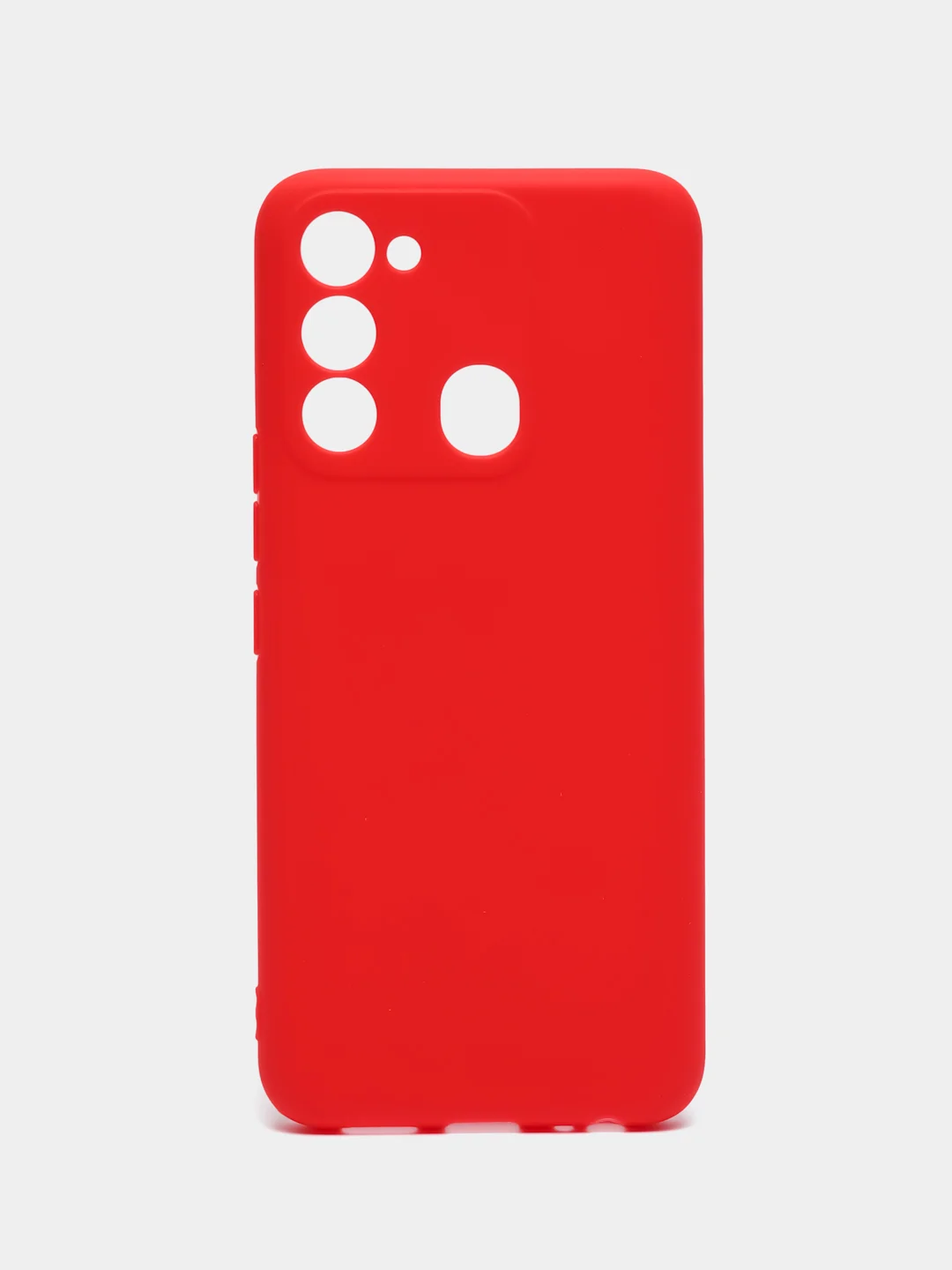 Красный чехол Silicon Case для Tecno Spark GO 2022 / Spark 8C