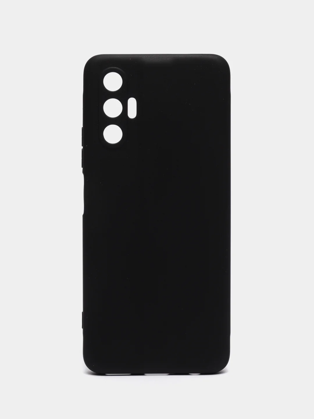Черный чехол Silicon Case для Tecno Pova 3