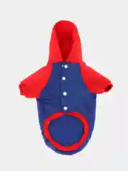 Синий толстовка для собак и кошек Superman, с капюшоном