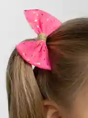 Розовый бантики для девочек на каждый день