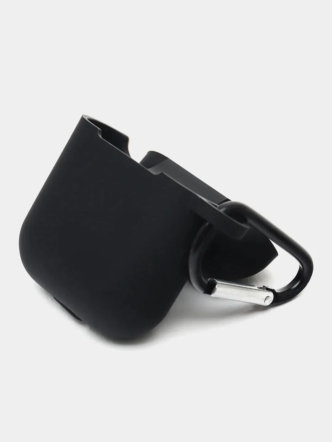 Желтый силиконовый чехол для Airpods 1/2, с карабином