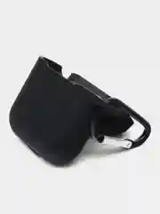 Желтый силиконовый чехол для Airpods 1/2, с карабином
