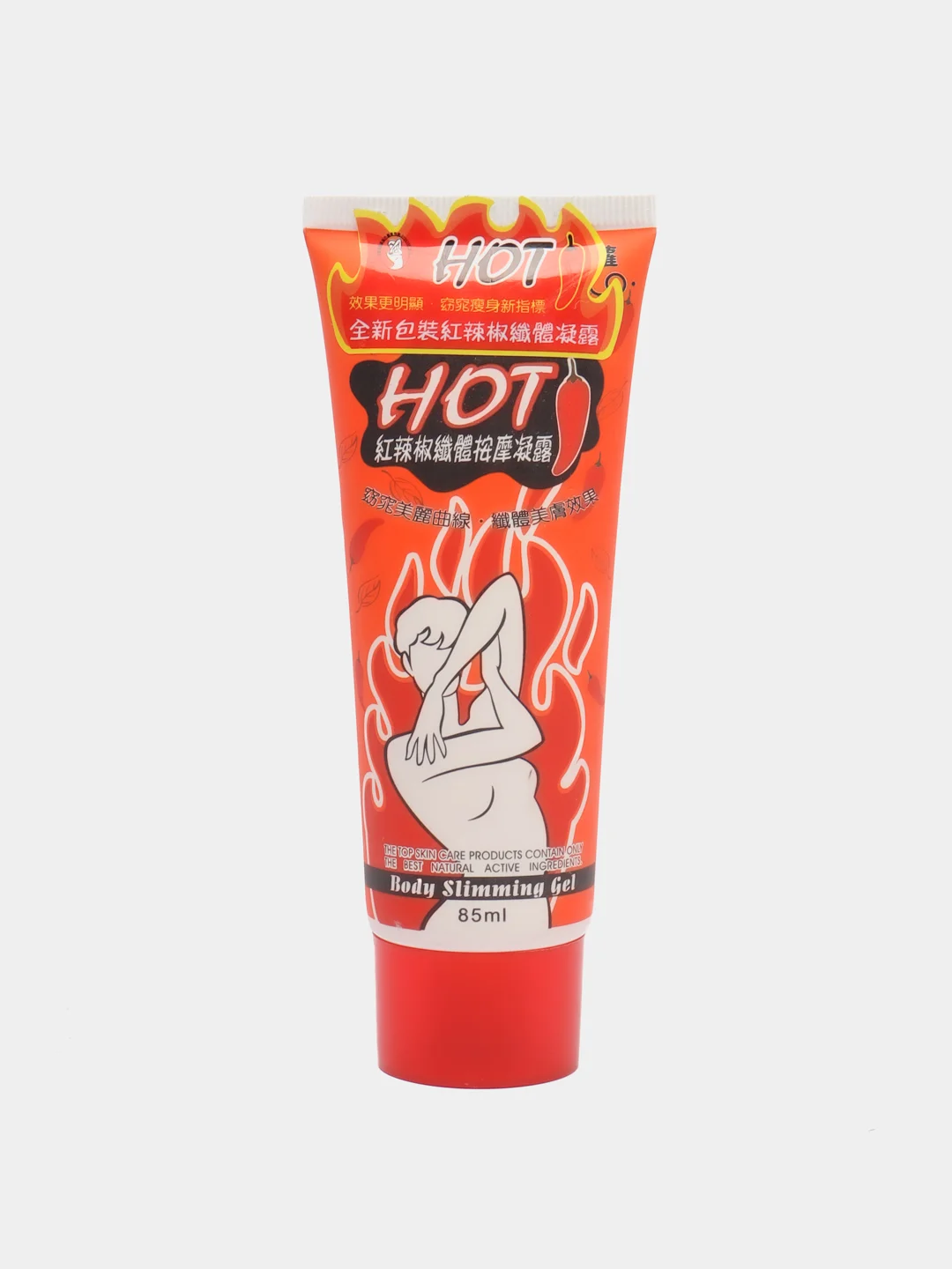 Жиросжигающий гель для похудения Hot Body Slimming Gel, с маслом перца чили, 85 мл