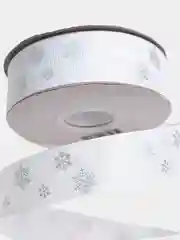 Голубой лента репасовая, новогодняя, 2,5 и 4 см