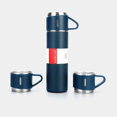 Термос металлический с кружками 500 ml