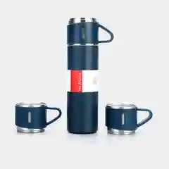 Термос металлический с кружками 500 ml