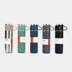 Термос металлический с кружками 500 ml